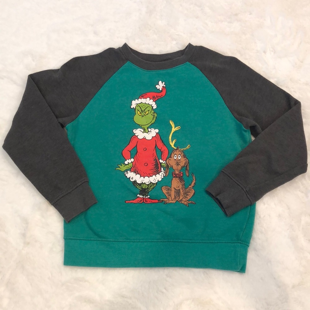 The Grinch Kids Fleece sweater Size M